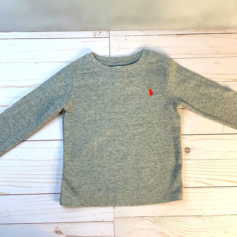 Boys Thermal Polo Shirt Long Sleeve- 24M